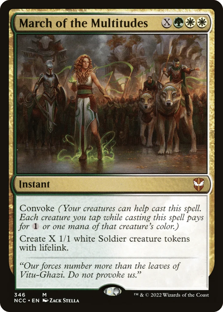 March of the Multitudes · New Capenna Commander