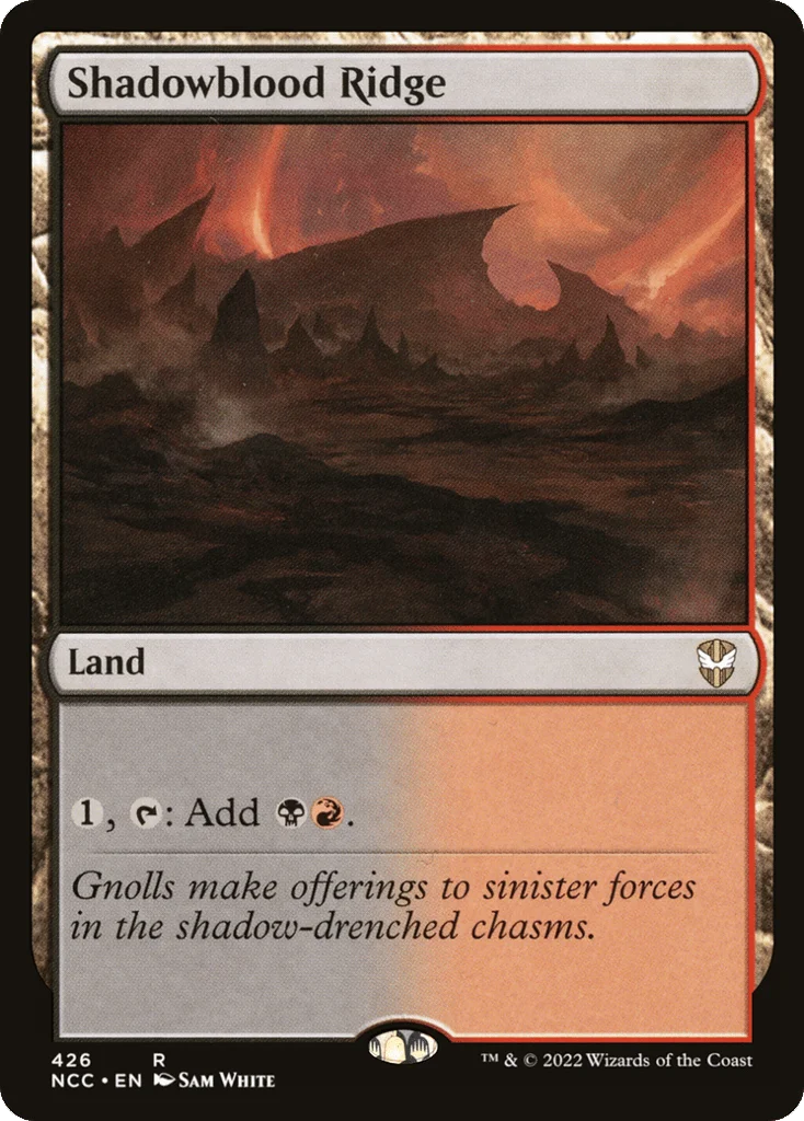 Shadowblood Ridge · New Capenna Commander
