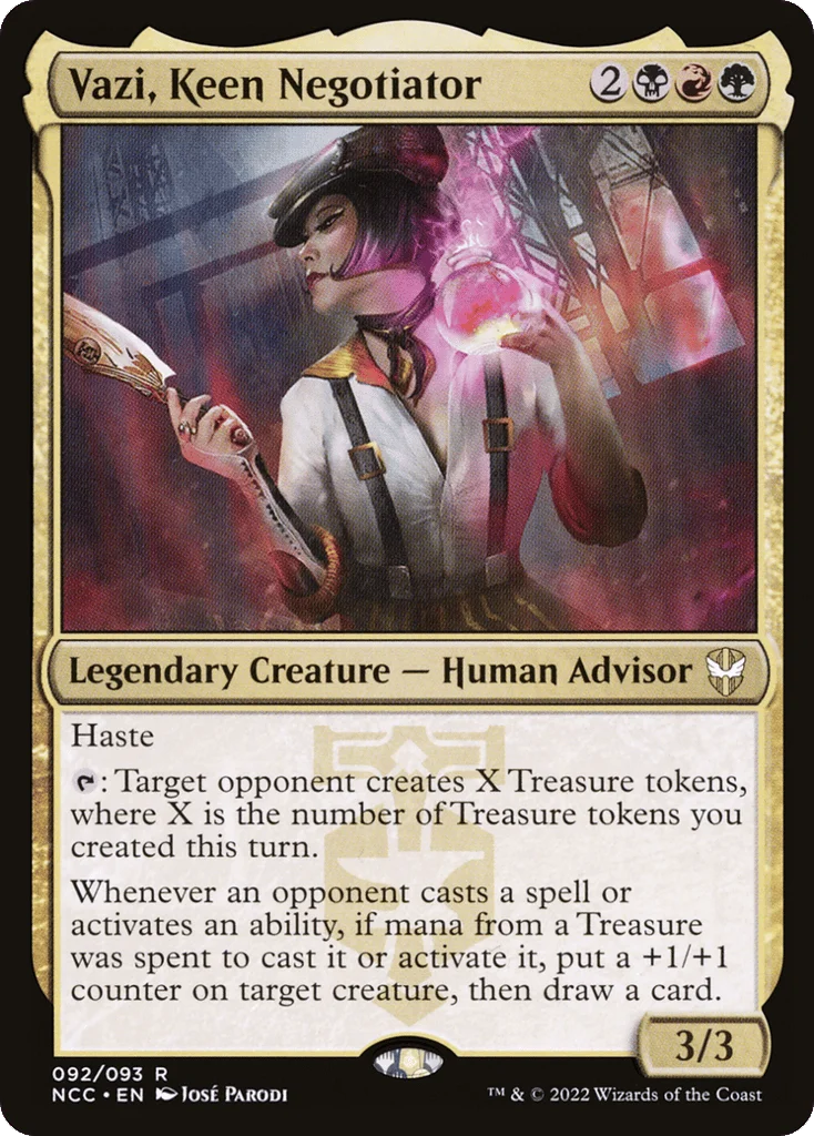 Vazi, Keen Negotiator · New Capenna Commander
