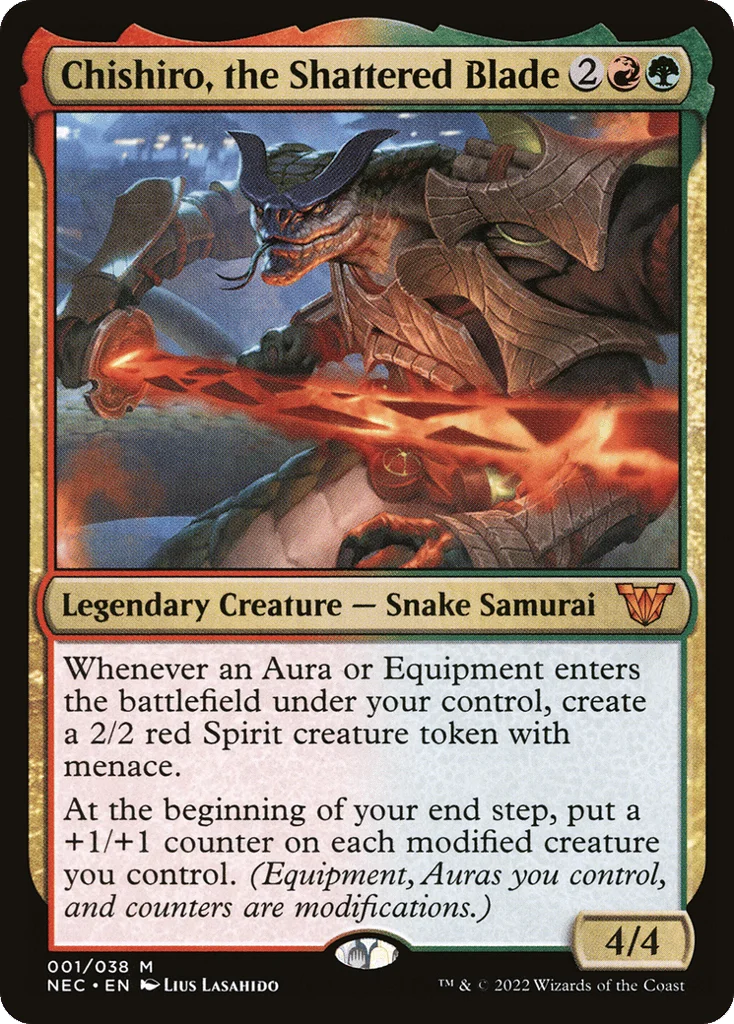 Chishiro, the Shattered Blade · Neon Dynasty Commander
