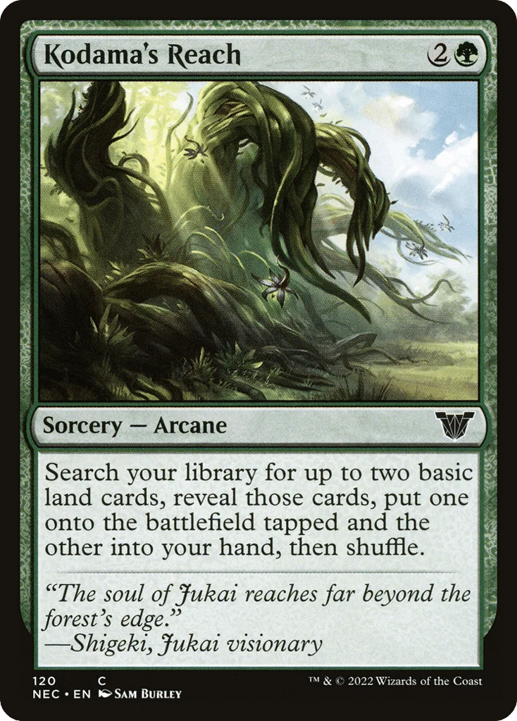 Kodama's Reach · Neon Dynasty Commander