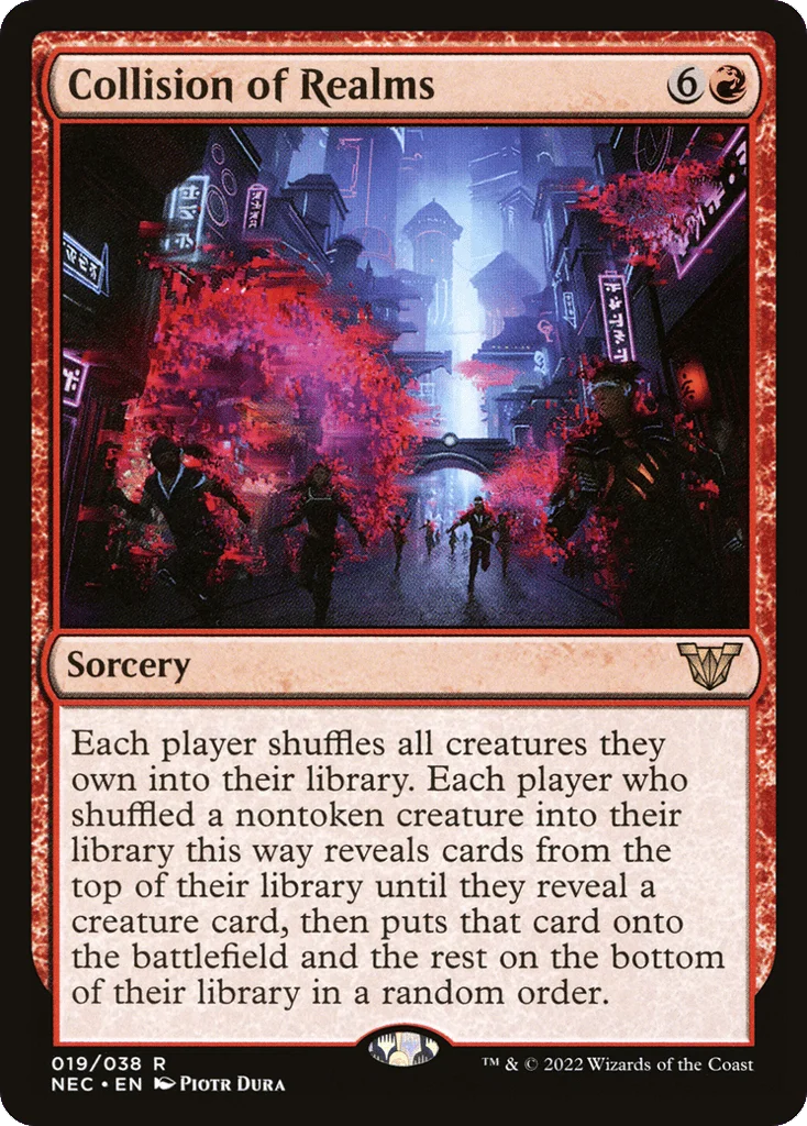 Collision of Realms · Neon Dynasty Commander