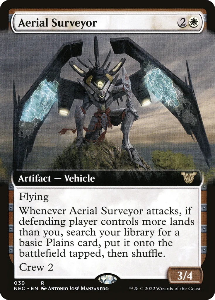 Aerial Surveyor · Neon Dynasty Commander