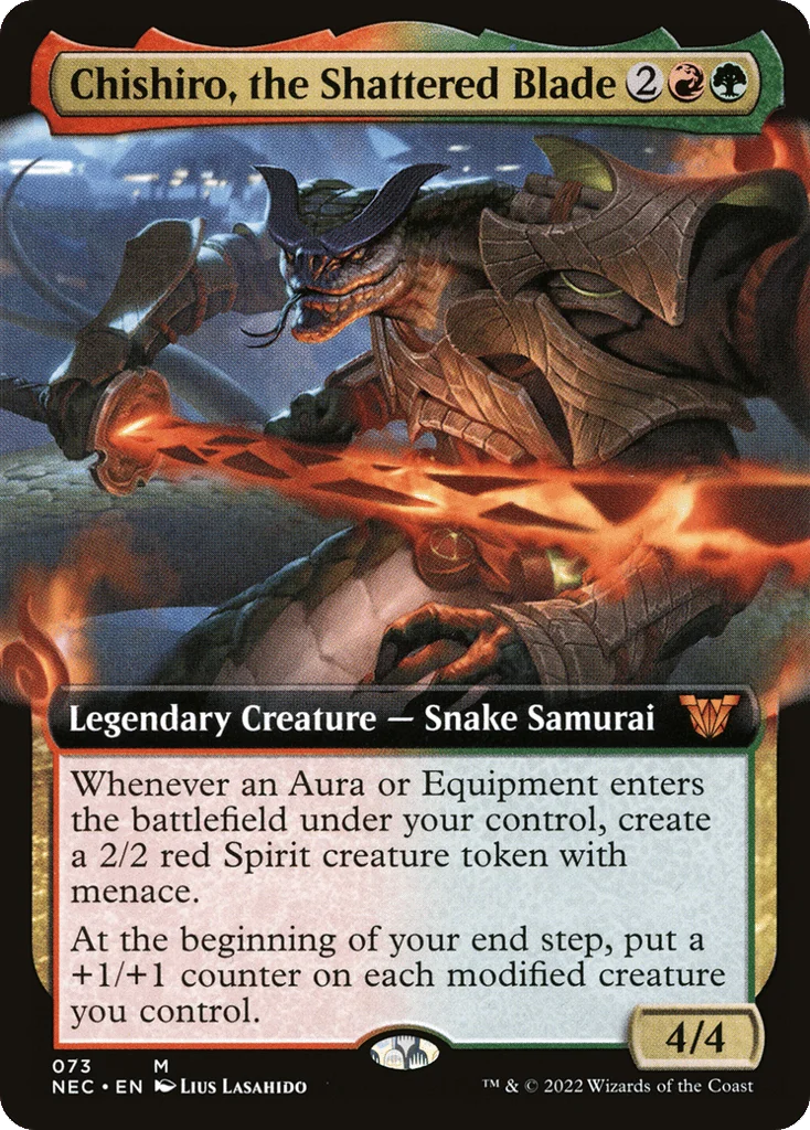 Chishiro, the Shattered Blade · Neon Dynasty Commander
