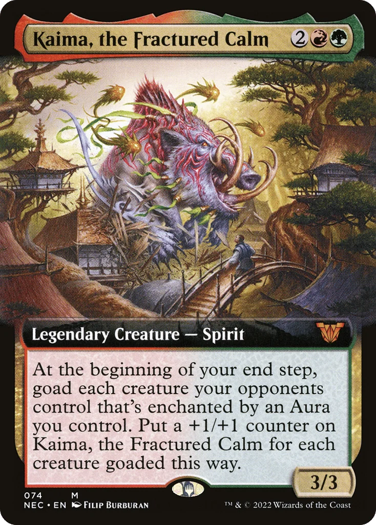 Kaima, the Fractured Calm · Neon Dynasty Commander