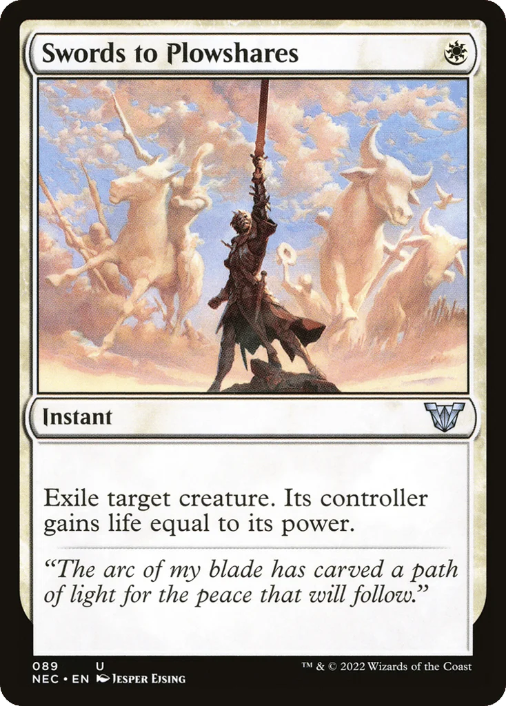 Swords to Plowshares · Neon Dynasty Commander