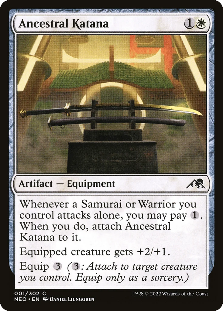 Ancestral Katana · Kamigawa: Neon Dynasty