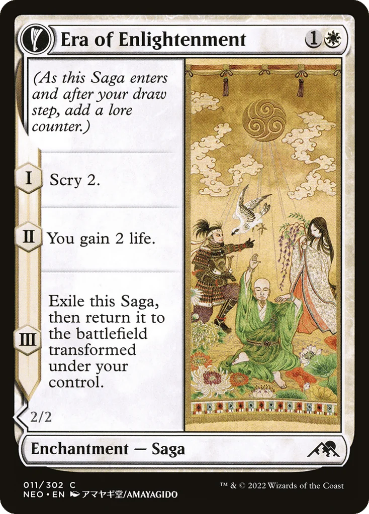 Era of Enlightenment // Hand of Enlightenment · Kamigawa: Neon Dynasty