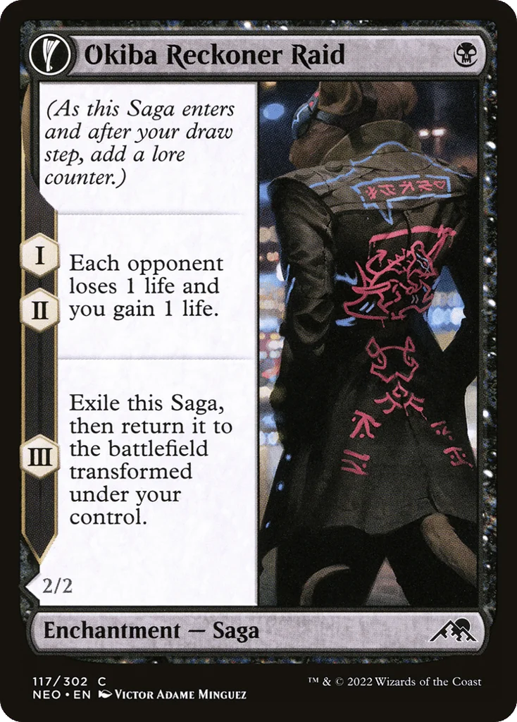 Okiba Reckoner Raid // Nezumi Road Captain · Kamigawa: Neon Dynasty