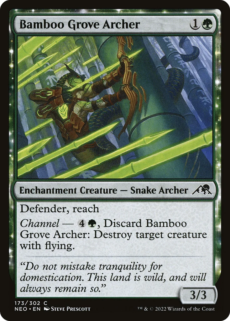 Bamboo Grove Archer · Kamigawa: Neon Dynasty