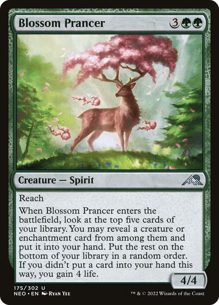 Blossom Prancer · Kamigawa: Neon Dynasty