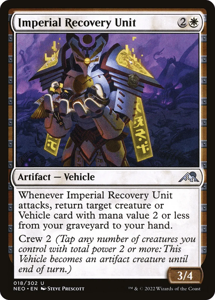 Imperial Recovery Unit · Kamigawa: Neon Dynasty