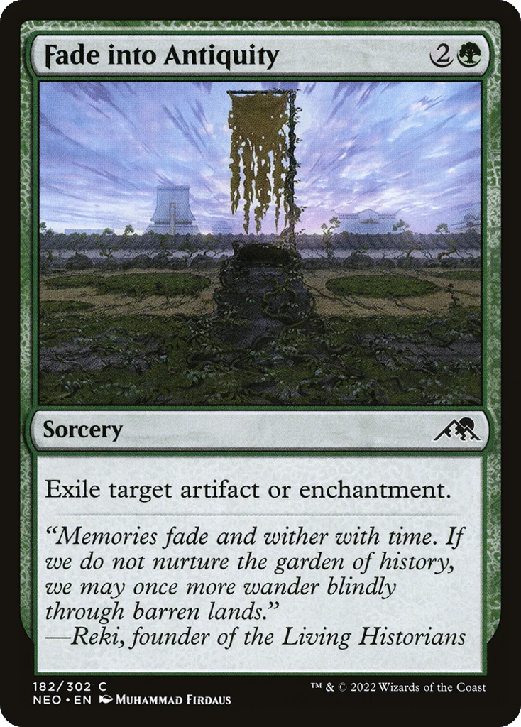 Fade into Antiquity · Kamigawa: Neon Dynasty