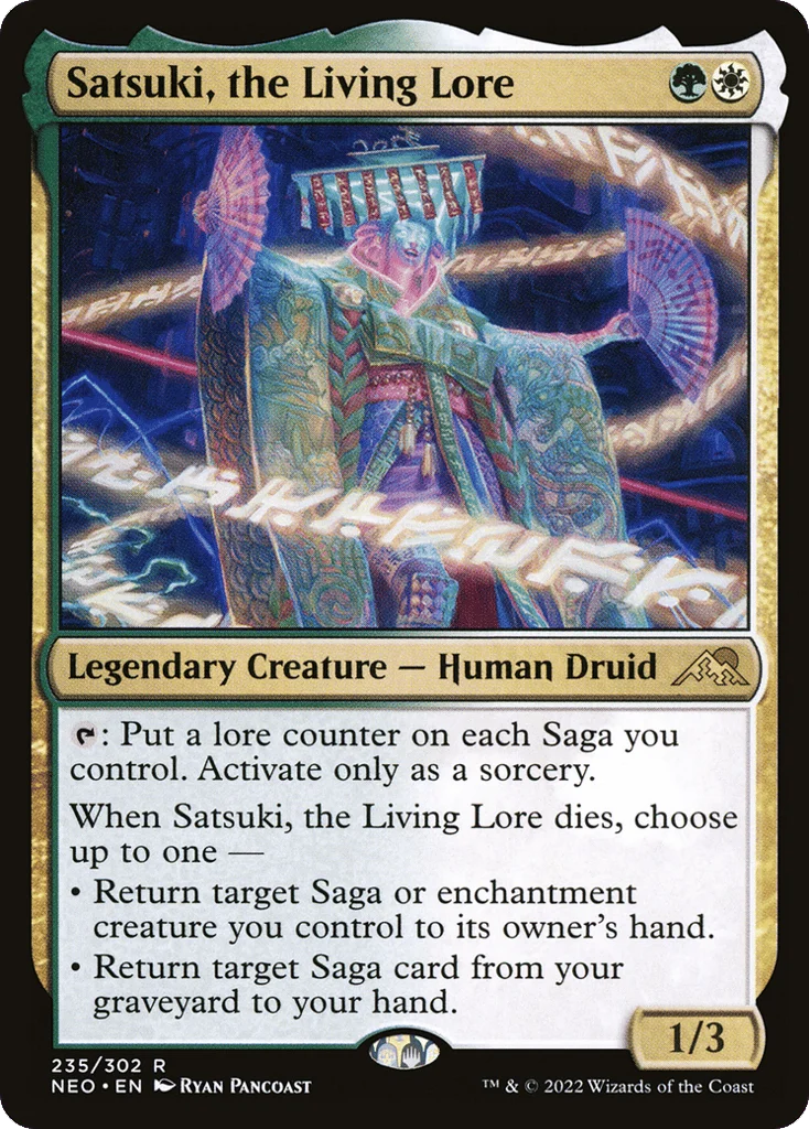 Satsuki, the Living Lore · Kamigawa: Neon Dynasty