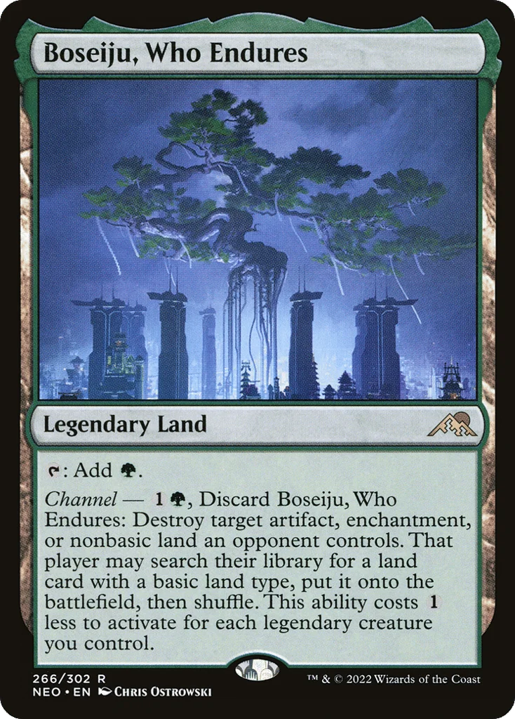 Boseiju, Who Endures · Kamigawa: Neon Dynasty