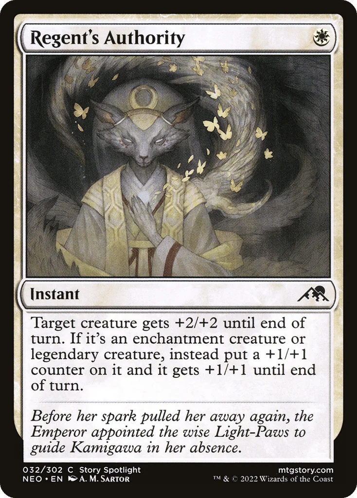 Regent's Authority · Kamigawa: Neon Dynasty
