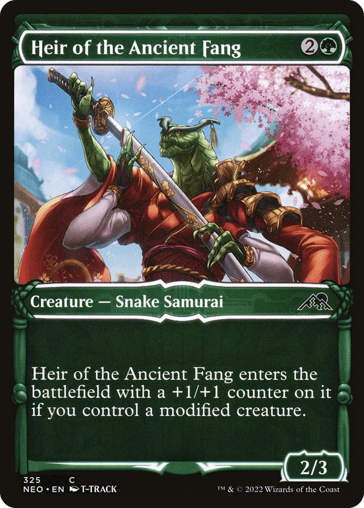 Heir of the Ancient Fang · Kamigawa: Neon Dynasty