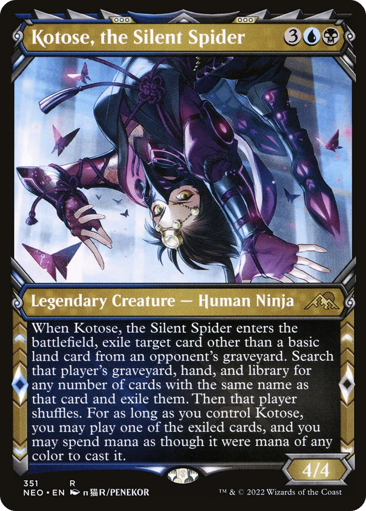 Kotose, the Silent Spider · Kamigawa: Neon Dynasty