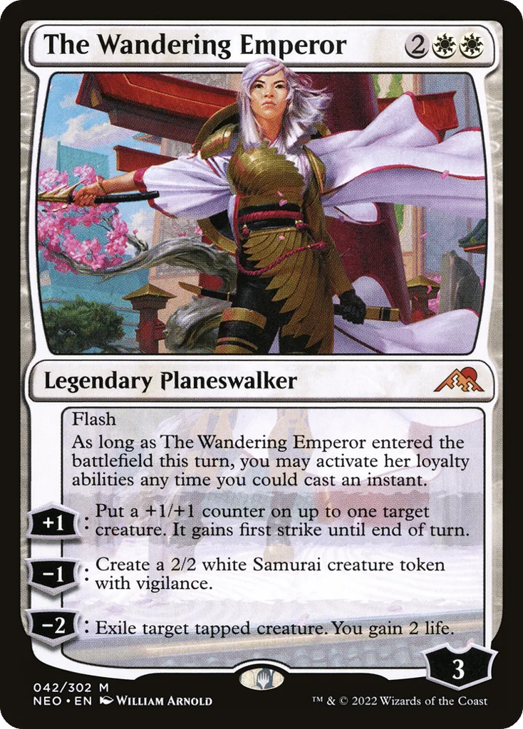 The Wandering Emperor · Kamigawa: Neon Dynasty