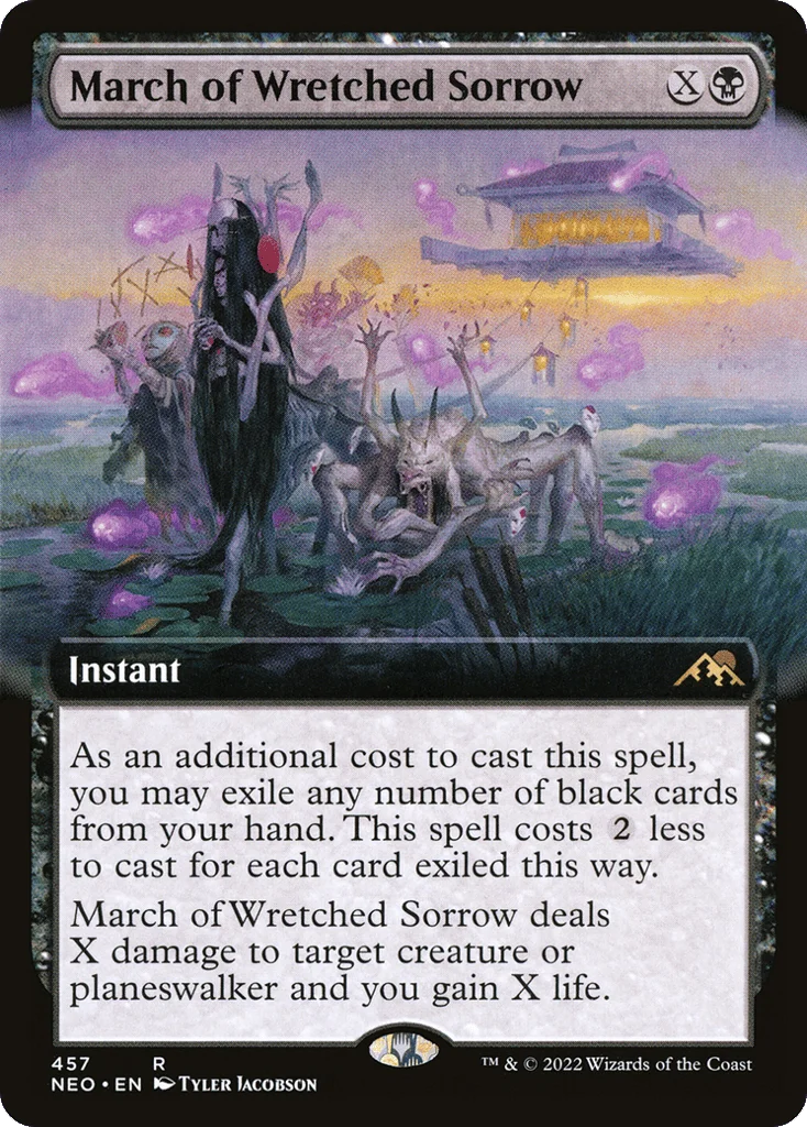 March of Wretched Sorrow · Kamigawa: Neon Dynasty