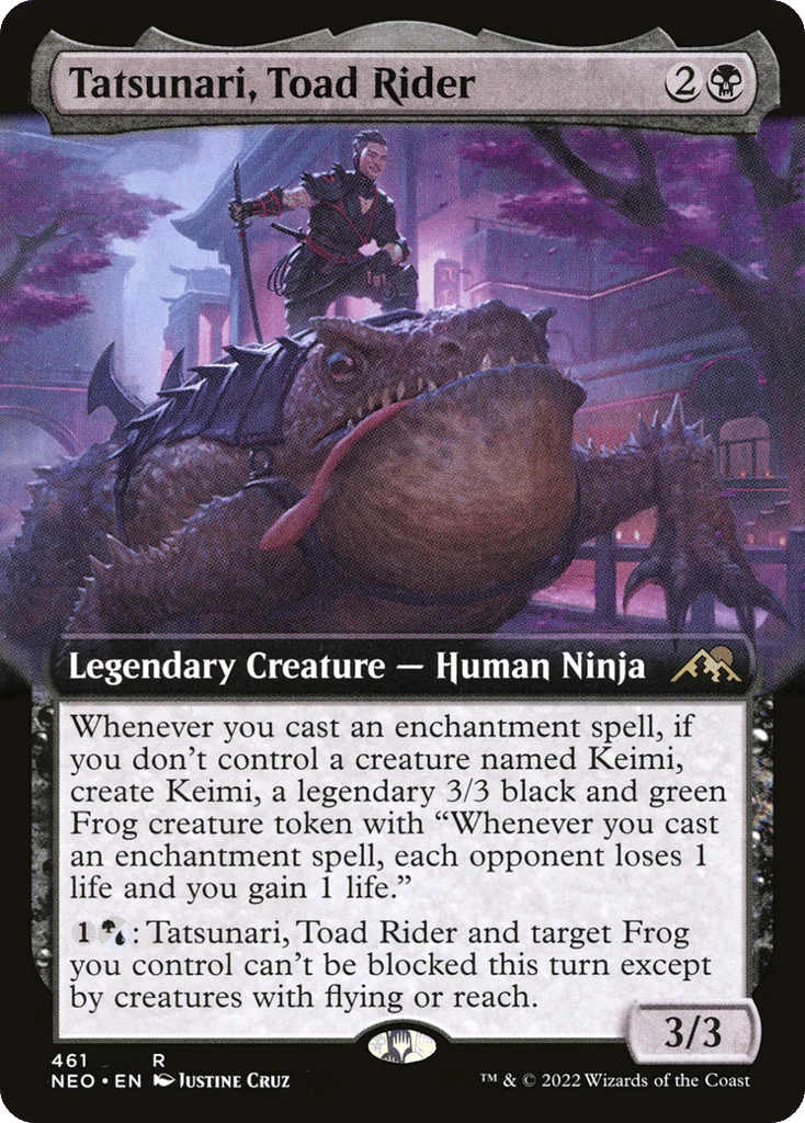 Tatsunari, Toad Rider · Kamigawa: Neon Dynasty