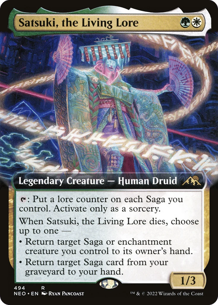 Satsuki, the Living Lore · Kamigawa: Neon Dynasty