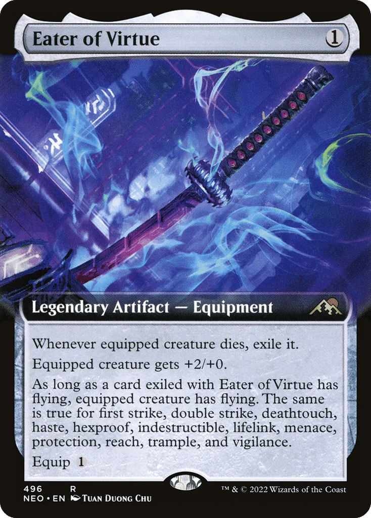 Eater of Virtue · Kamigawa: Neon Dynasty