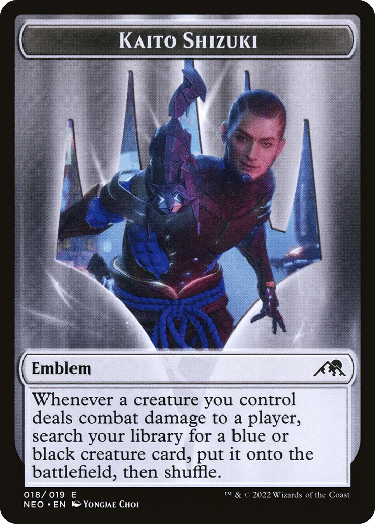 Kaito Shizuki Emblem · Kamigawa: Neon Dynasty