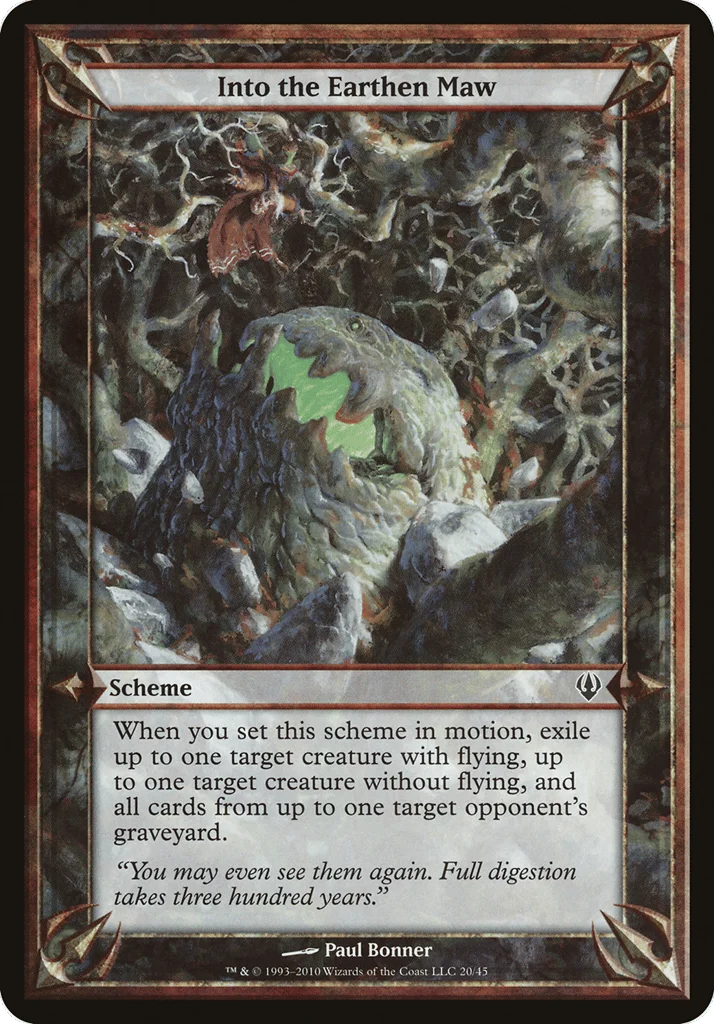 Into the Earthen Maw · Archenemy Schemes