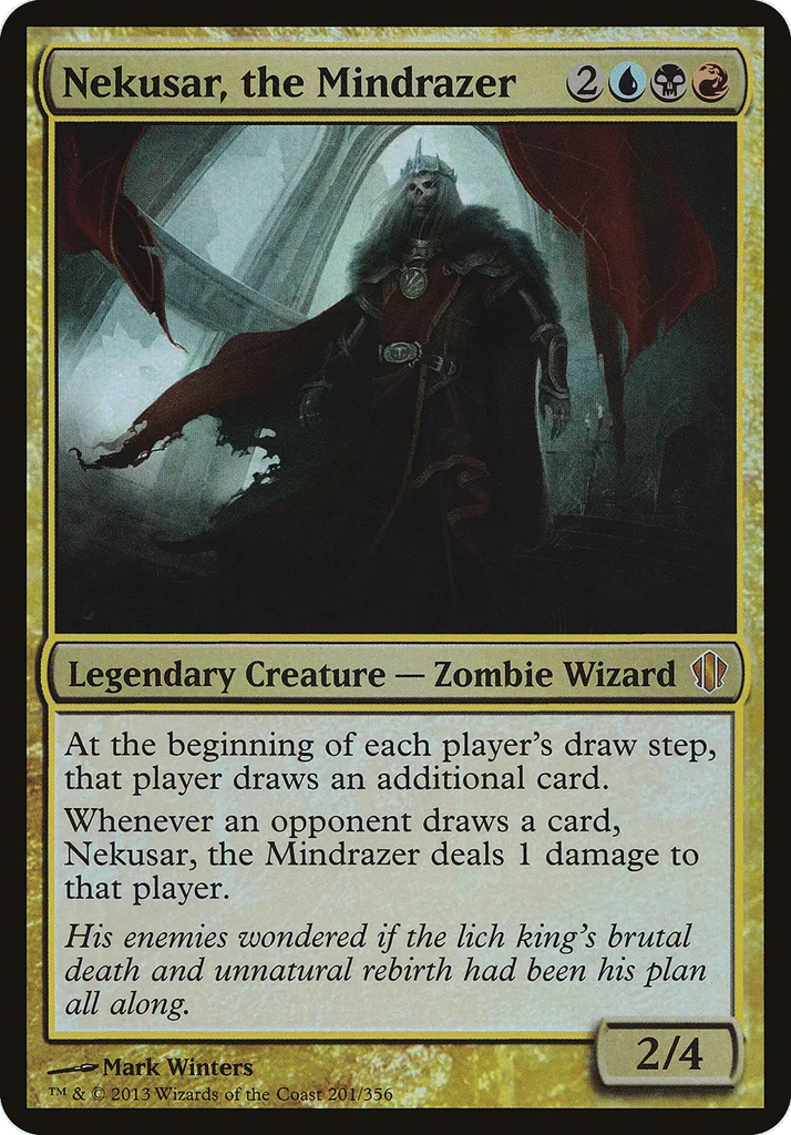 Nekusar, the Mindrazer · Commander 2013 Oversized