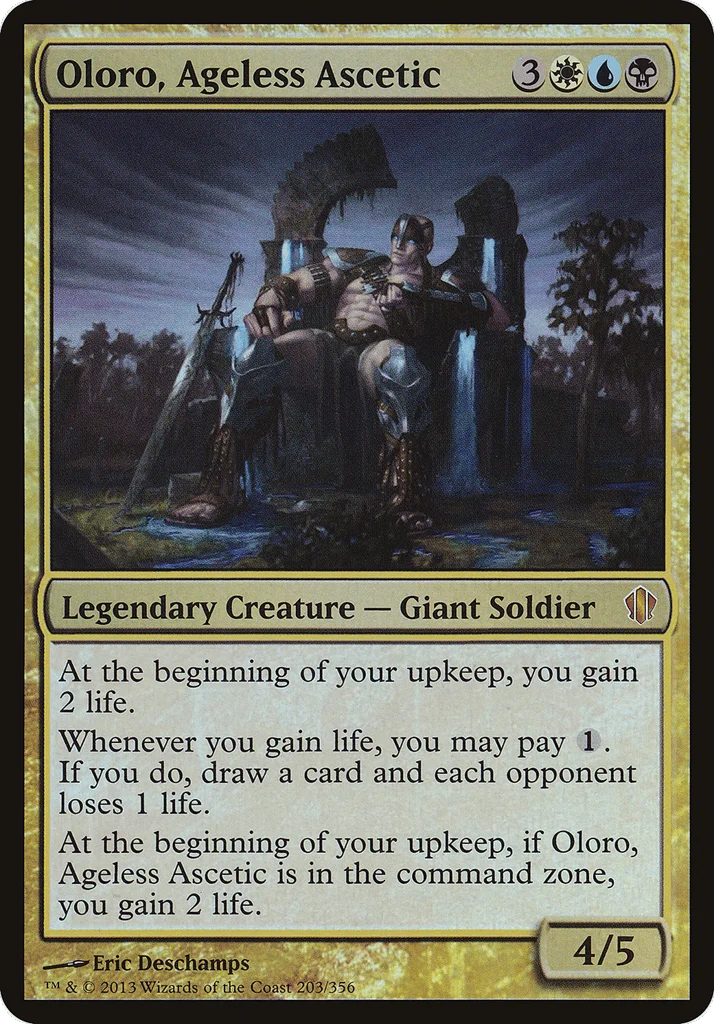 Oloro, Ageless Ascetic · Commander 2013 Oversized