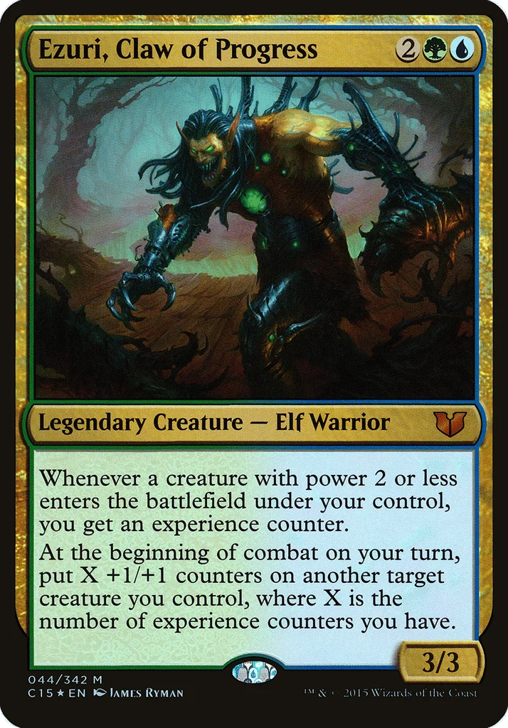 Ezuri, Claw of Progress · Commander 2015 Oversized
