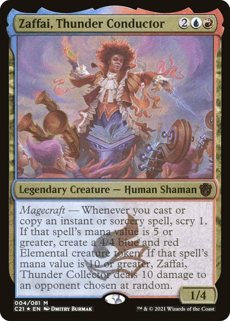 Zaffai, Thunder Conductor · Commander 2021 Display Commanders