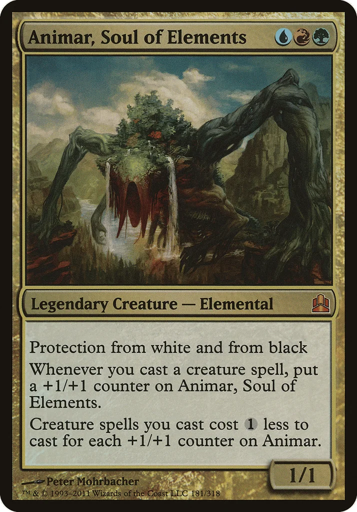 Animar, Soul of Elements · Commander 2011 Oversized