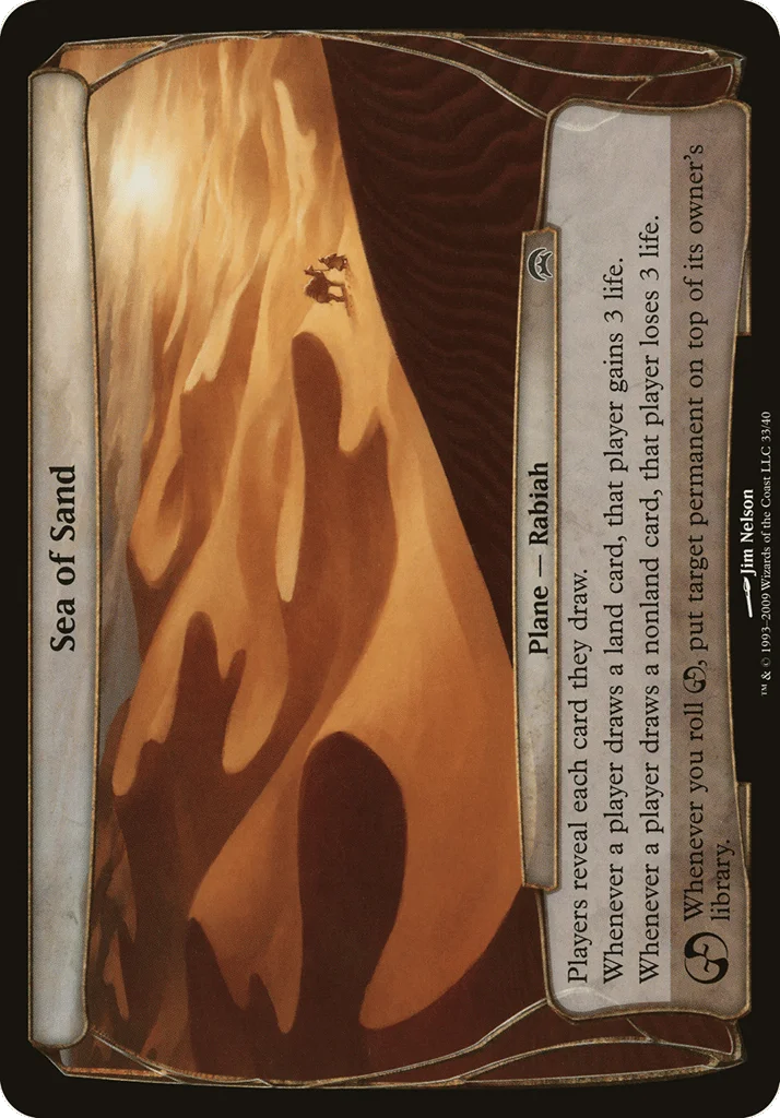 Sea of Sand · Planechase Planes