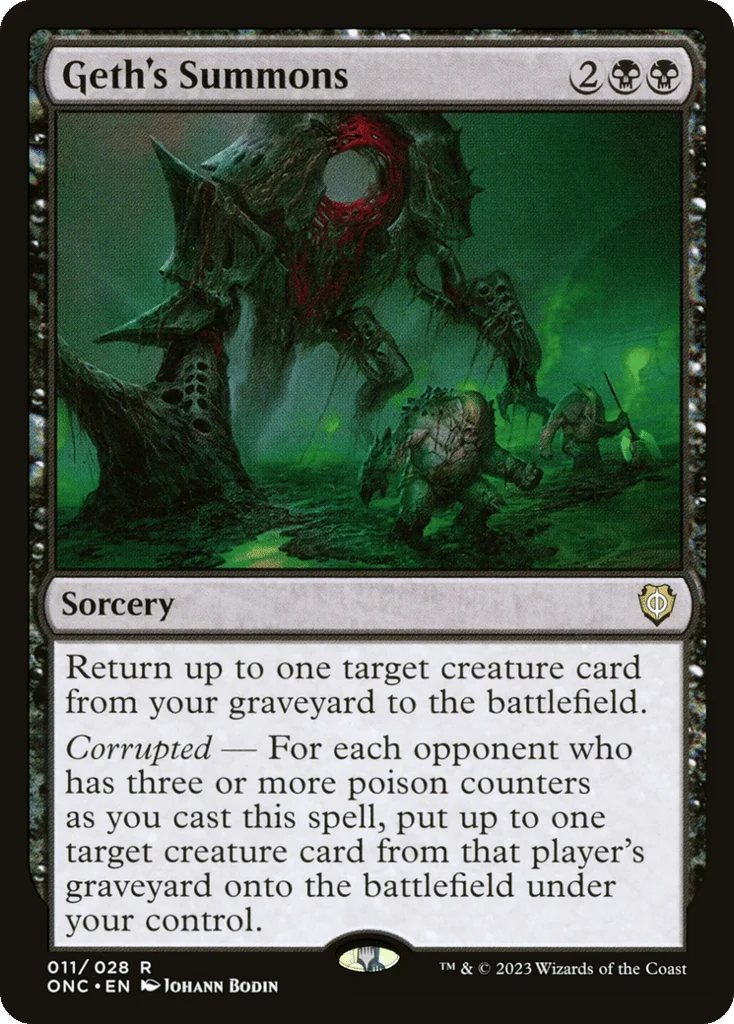 Geth's Summons · Phyrexia: All Will Be One Commander