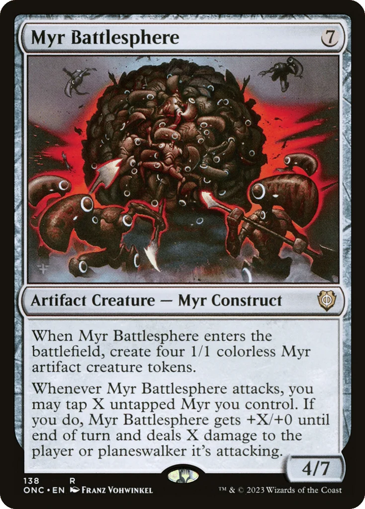 Myr Battlesphere · Phyrexia: All Will Be One Commander