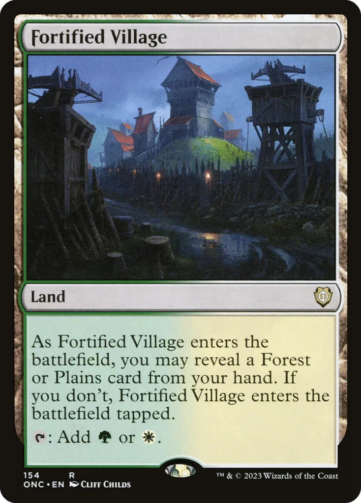 Fortified Village · Phyrexia: All Will Be One Commander
