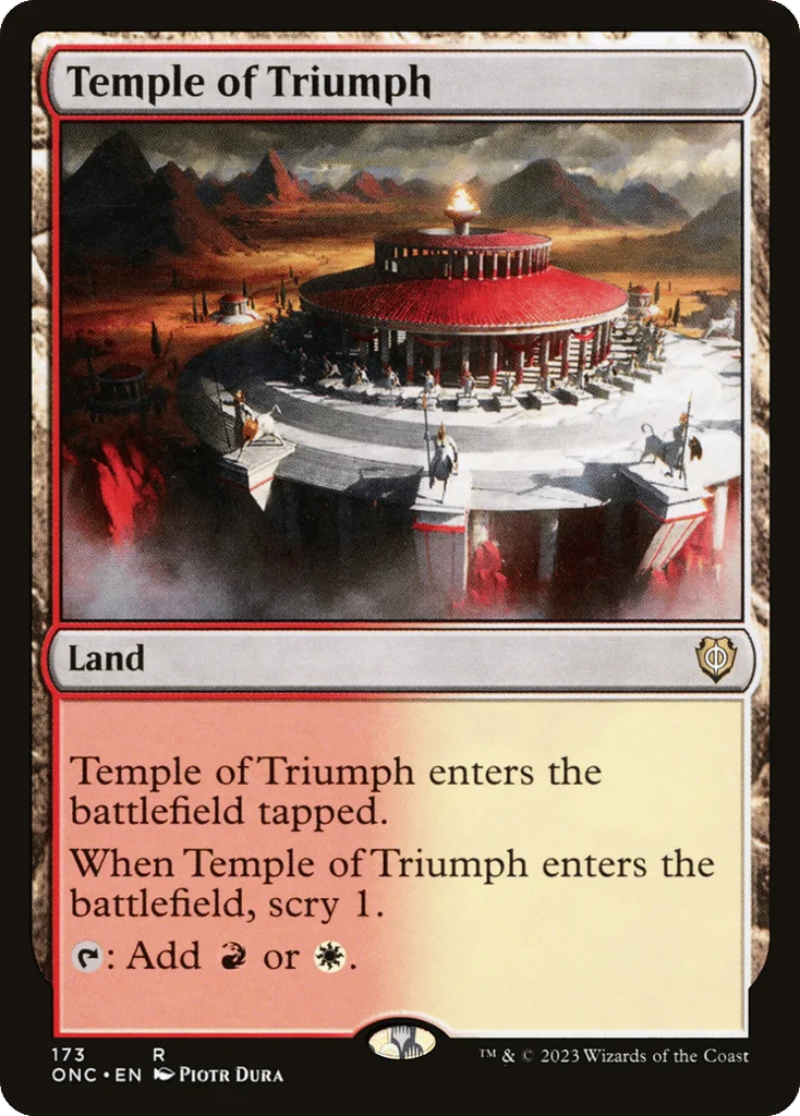 Temple of Triumph · Phyrexia: All Will Be One Commander