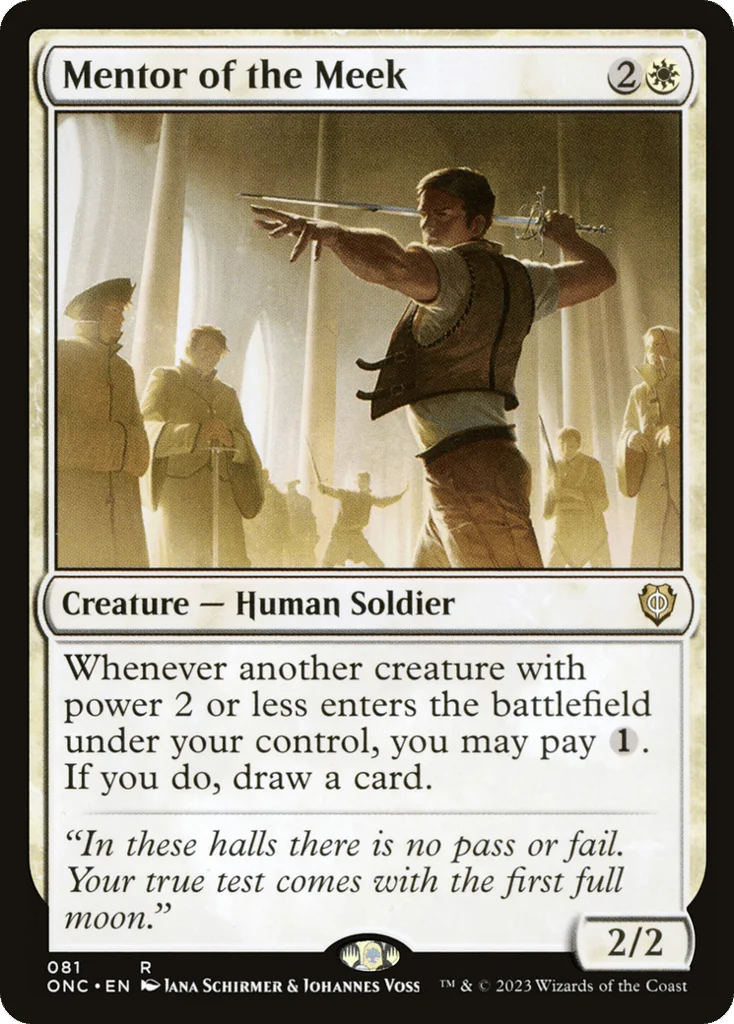 Mentor of the Meek · Phyrexia: All Will Be One Commander