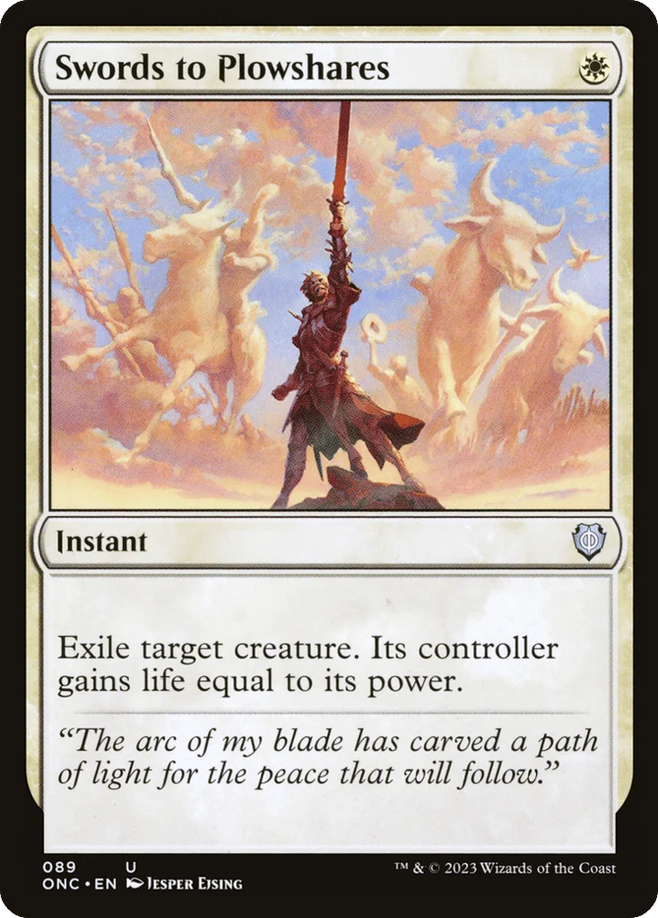 Swords to Plowshares · Phyrexia: All Will Be One Commander