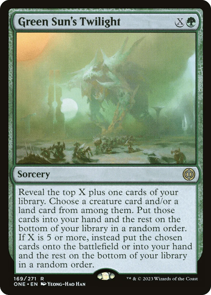 Green Sun's Twilight · Phyrexia: All Will Be One