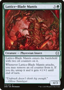 Lattice-Blade Mantis