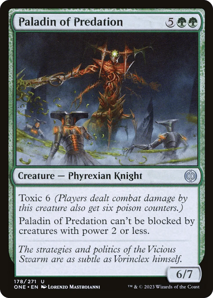 Paladin of Predation · Phyrexia: All Will Be One