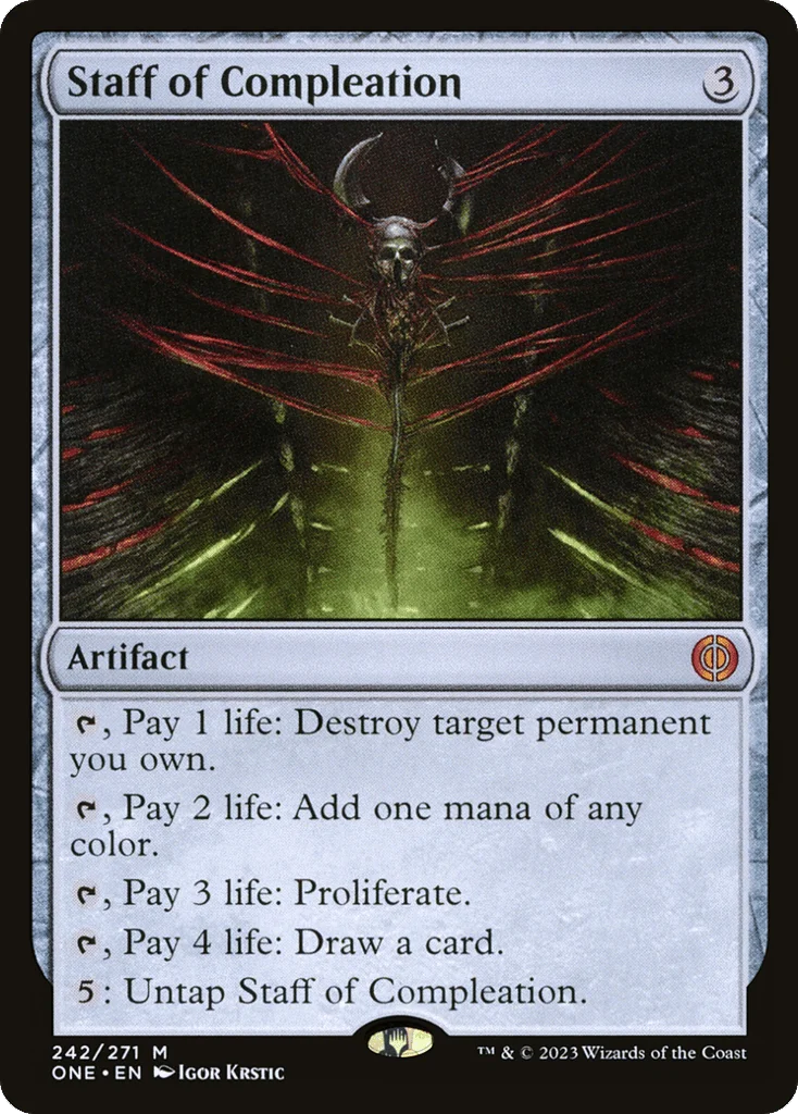 Staff of Compleation · Phyrexia: All Will Be One