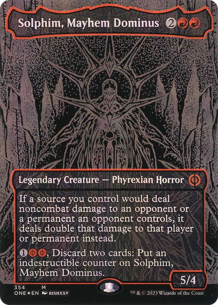 Solphim, Mayhem Dominus · Phyrexia: All Will Be One