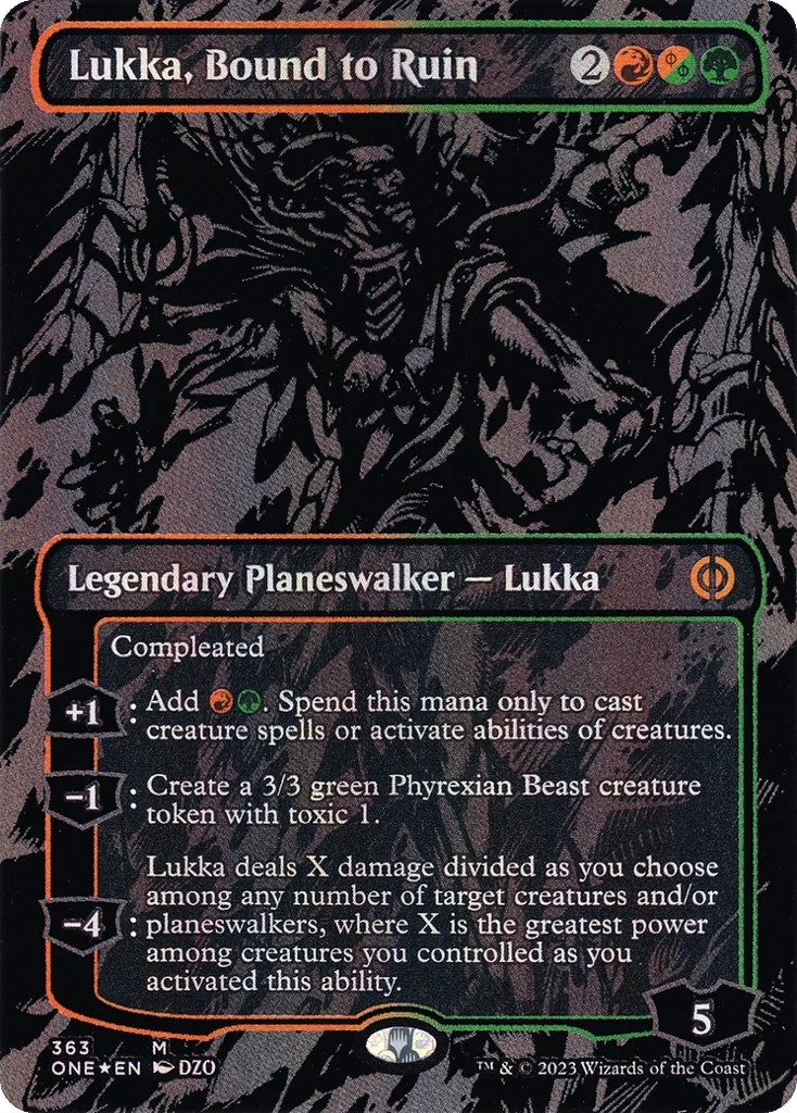 Lukka, Bound to Ruin · Phyrexia: All Will Be One