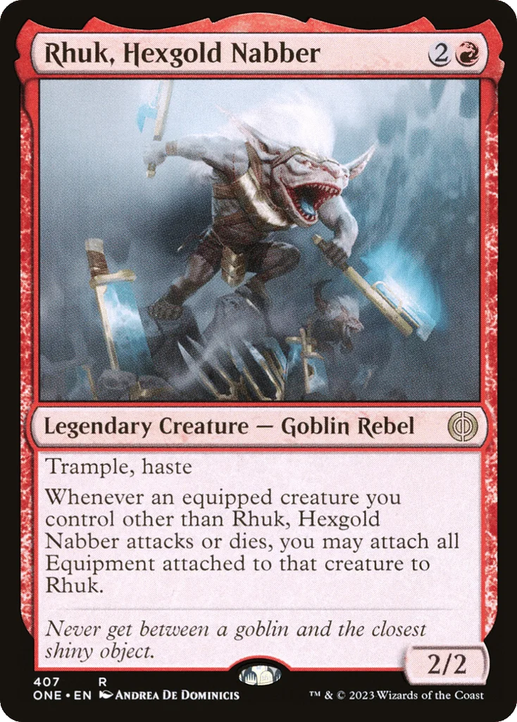 Rhuk, Hexgold Nabber · Phyrexia: All Will Be One