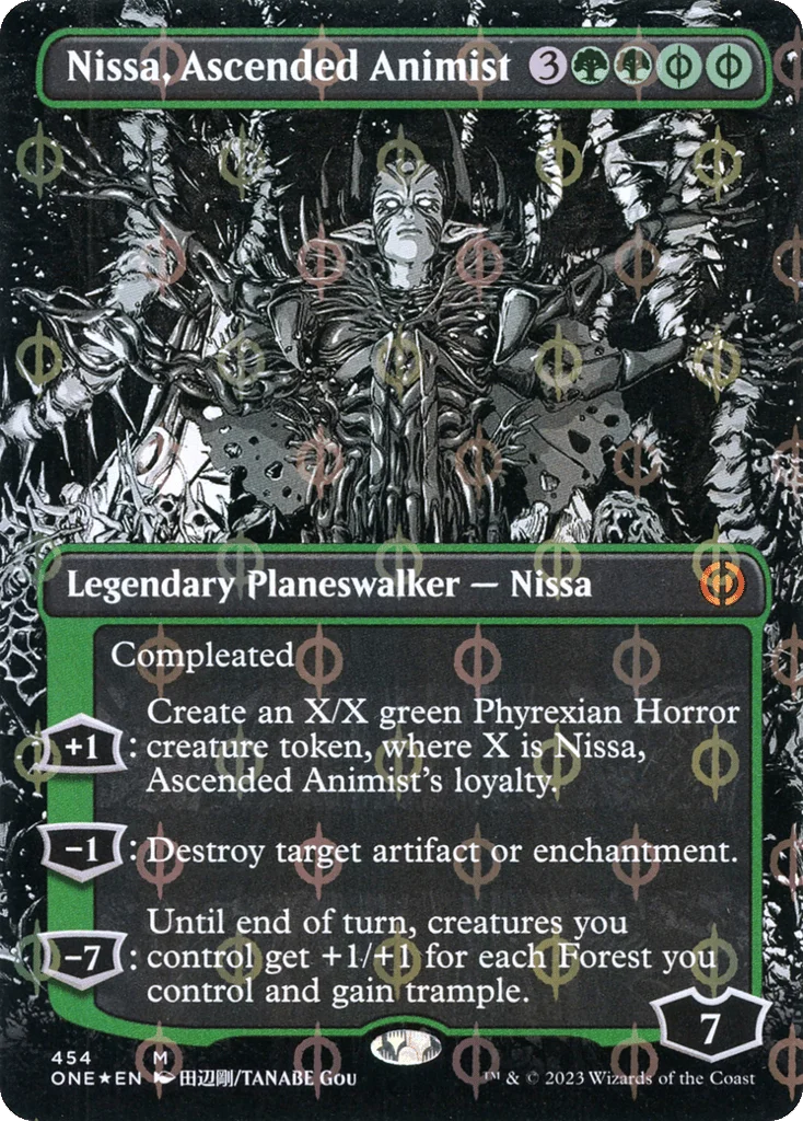 Nissa, Ascended Animist · Phyrexia: All Will Be One