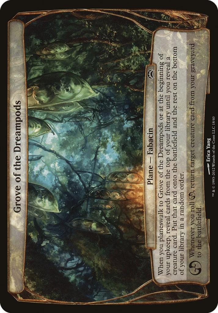 Grove of the Dreampods · Planechase 2012 Planes